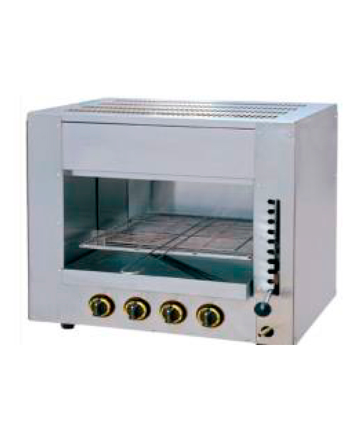 SALAMANDRA CON 4 QUEMADORES GATILLO DE 10 POSICIONES MARCA MIGSA MODELO BB-HGS-14