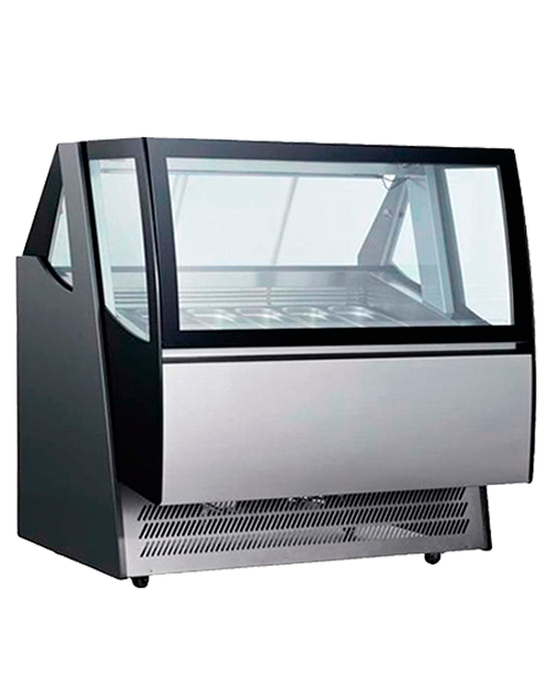 Conservador de helado tipo italiano de 12 insertos nr-ard-600l
