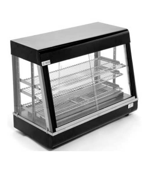 Vitrina caliente sobre mostrador cristales rectos fb-bn600r