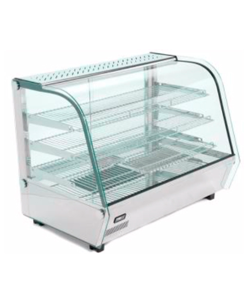 Vitrina caliente sobre mostrados en acero inoxidable nr-rtr-120l