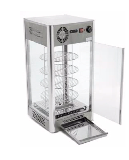 Exhibidor calentador de pizza miga nr-rtr108l
