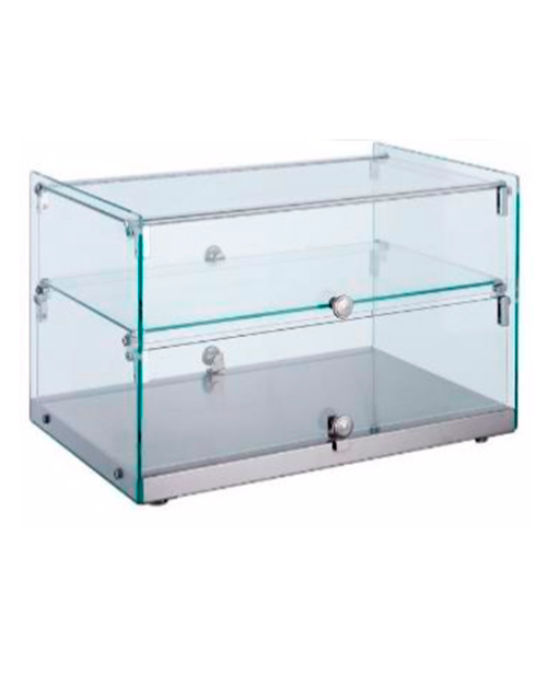 Vitrina exhibidora netral cristal recto nr-rtz-50l