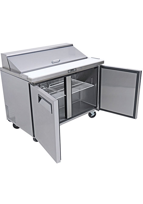 Mesa para preparar ensaladas