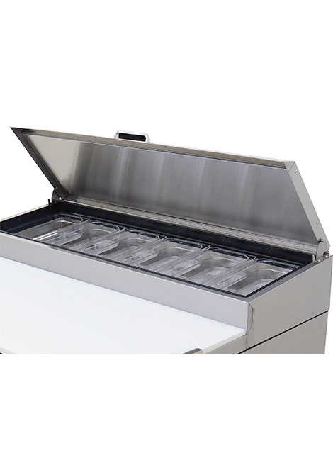 Mesa para preparar pizzas