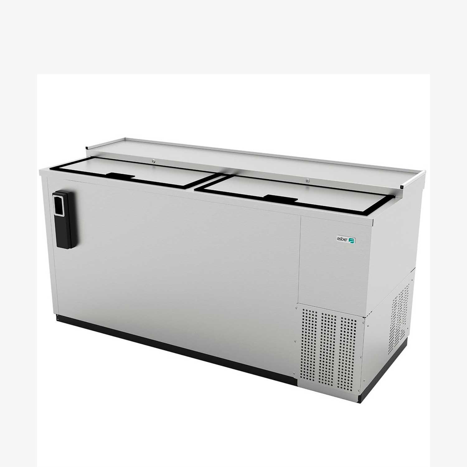 Refrigerador horizontal botellero asber ADBC-65-S HC