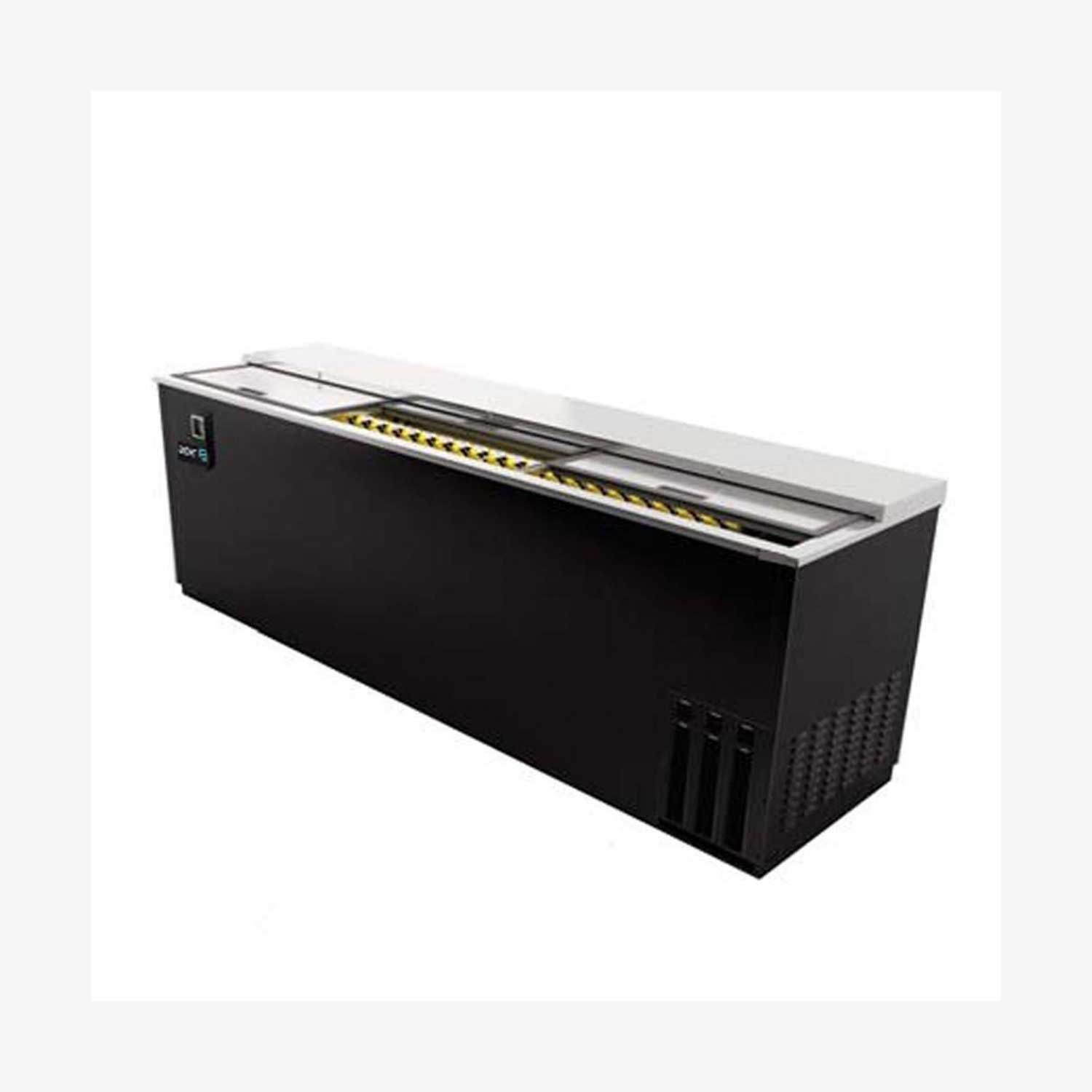 Refrigerador horizontal botellero asber ADBC-80 HC