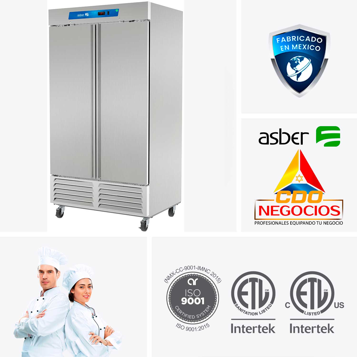 conservador de congelados Asber ARF-37 HC