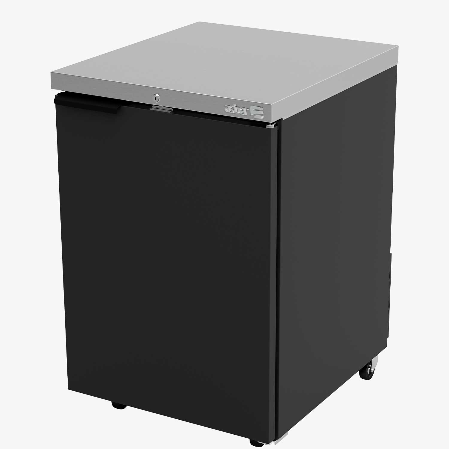 Refrigerador contra barra exterior vinil negro asber ABBC-23 HC