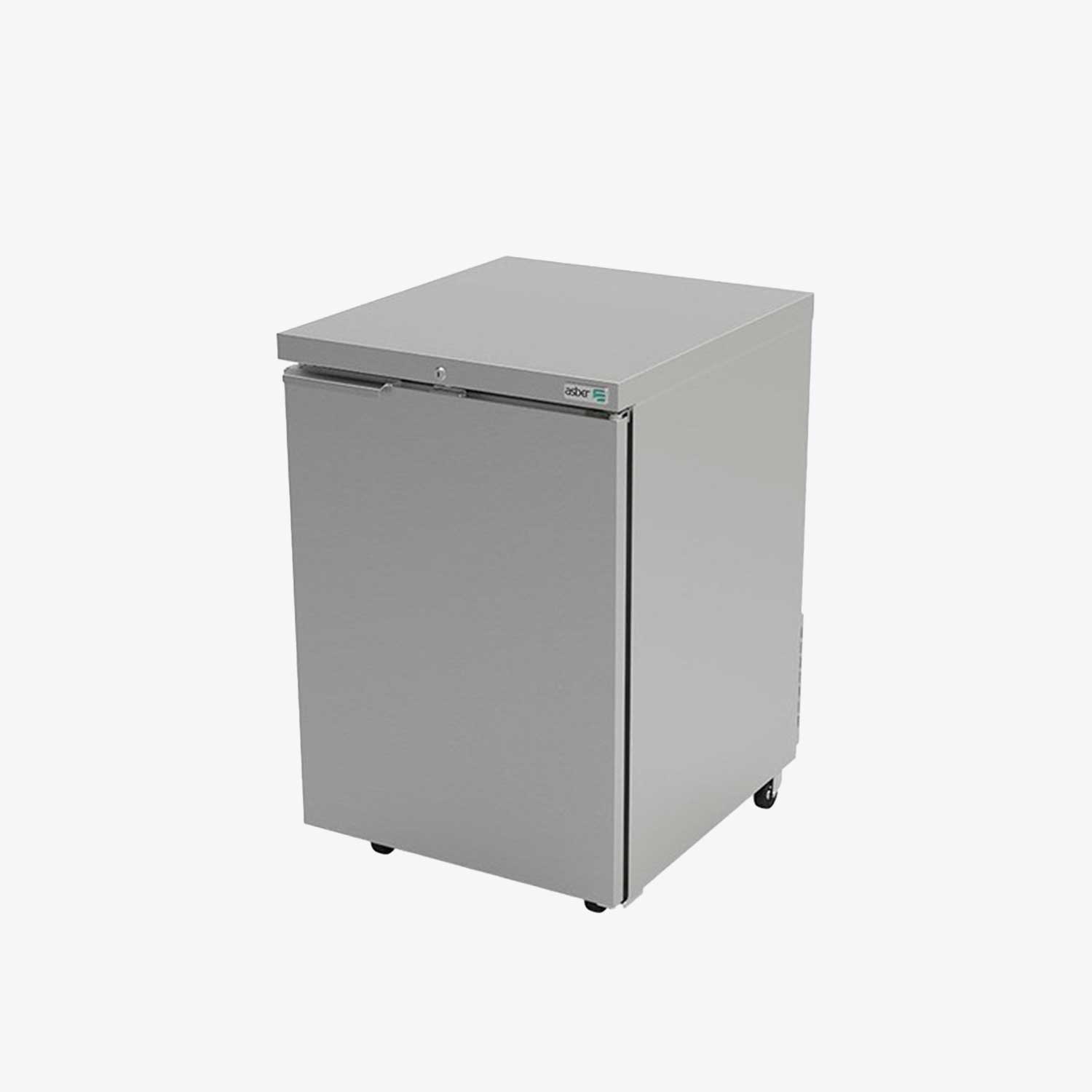 Refrigerador contra barra exterior acero inoxidable asber ABBC-23-S HC