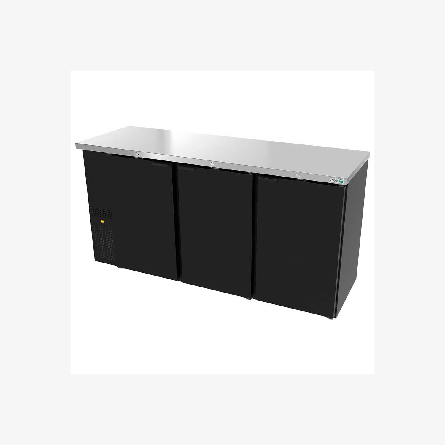 Refrigeradores Contrabarra Exterior Vinil asber ABBC-24-72 HC