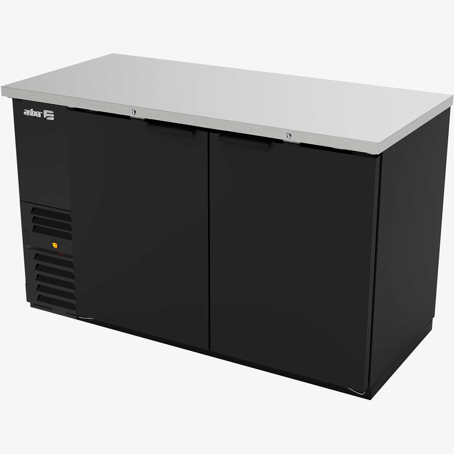 Refrigerador contra barra exterior vinil negro asber ABBC-58 HC