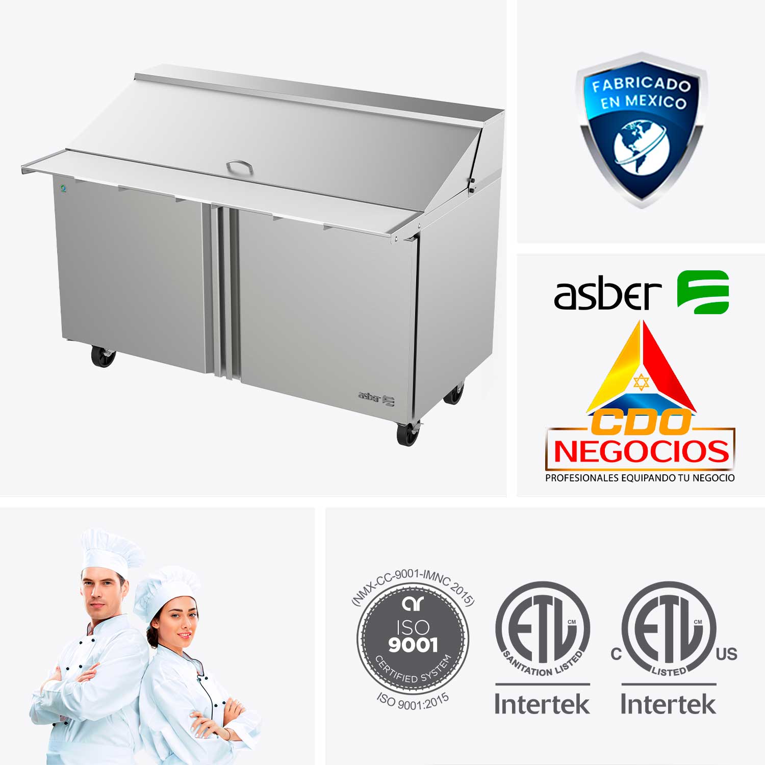 Mesa refrigerada preparación mega top APTM-60-24 HC
