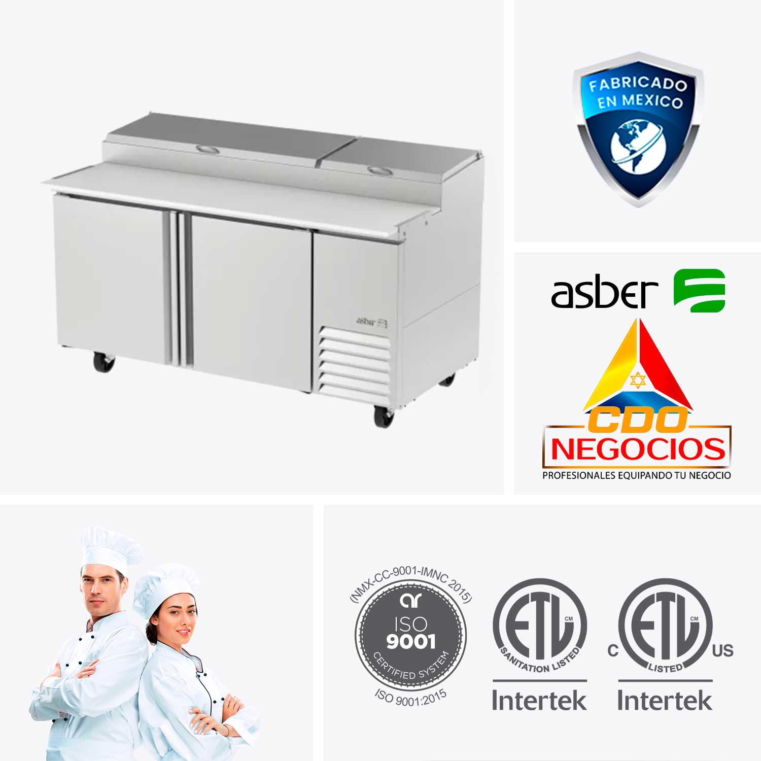 Mesa refrigerada preparación de pizzas APTP-67 HC