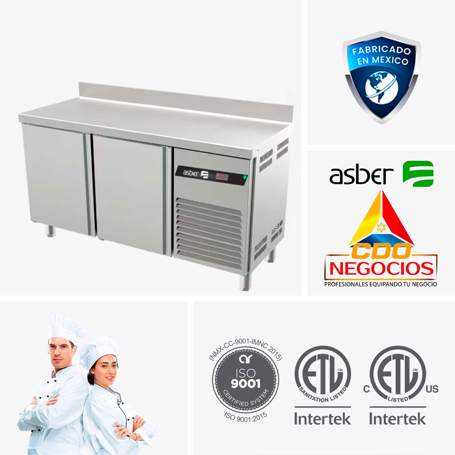 Mesa de trabajo refrigerada ASTR-60