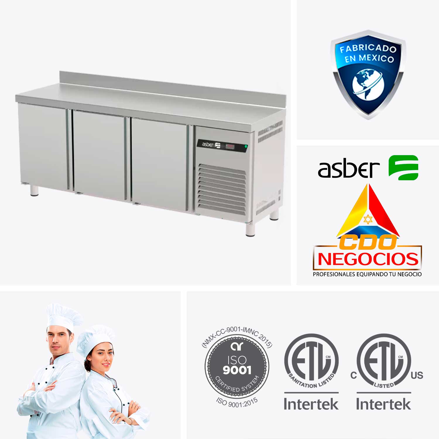 Mesa de trabajo refrigerada ASTR-79
