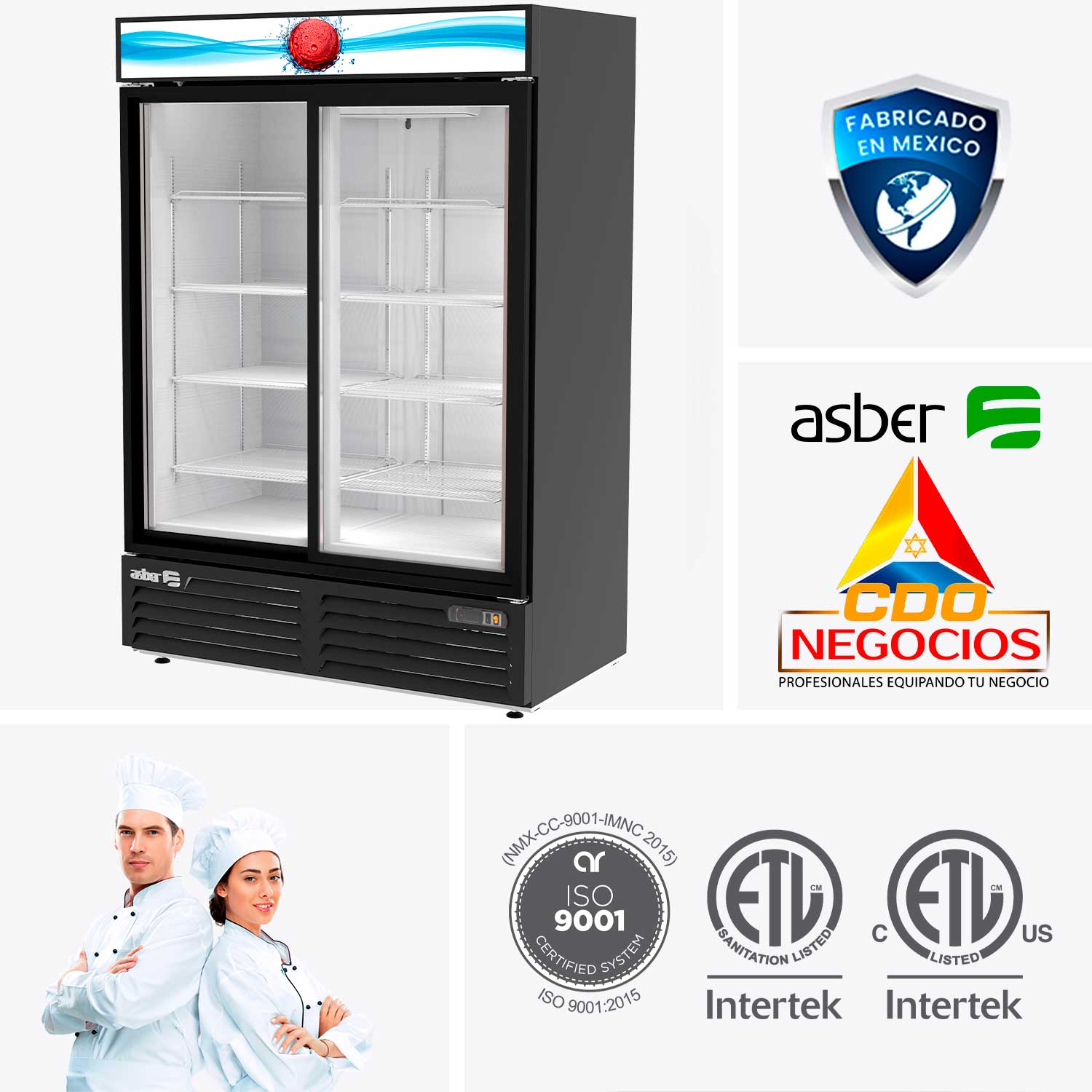 Refrigeradores Merchandiser Asber ARMD-47-SD HC