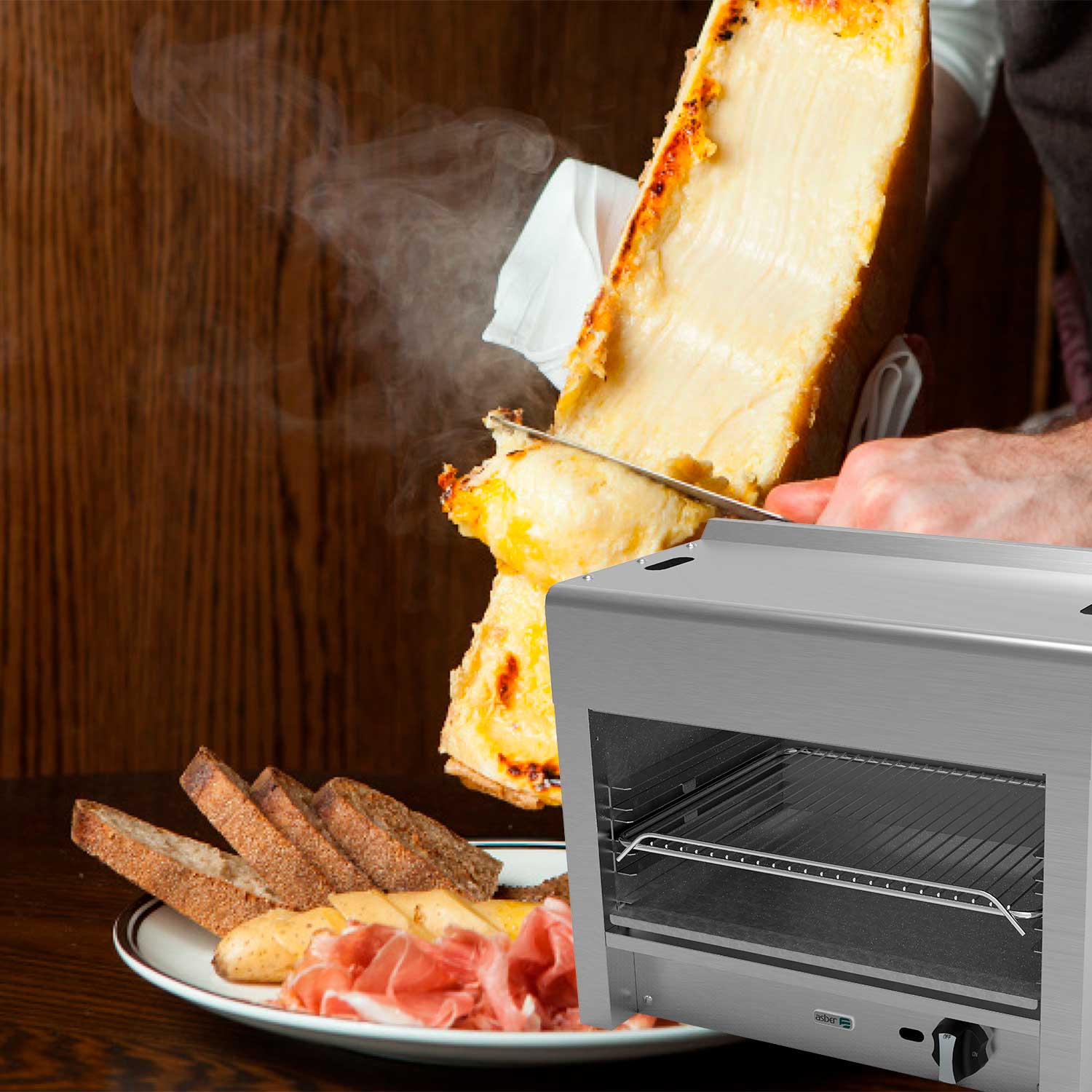 AECM-24 Cheese Melter asber coccion