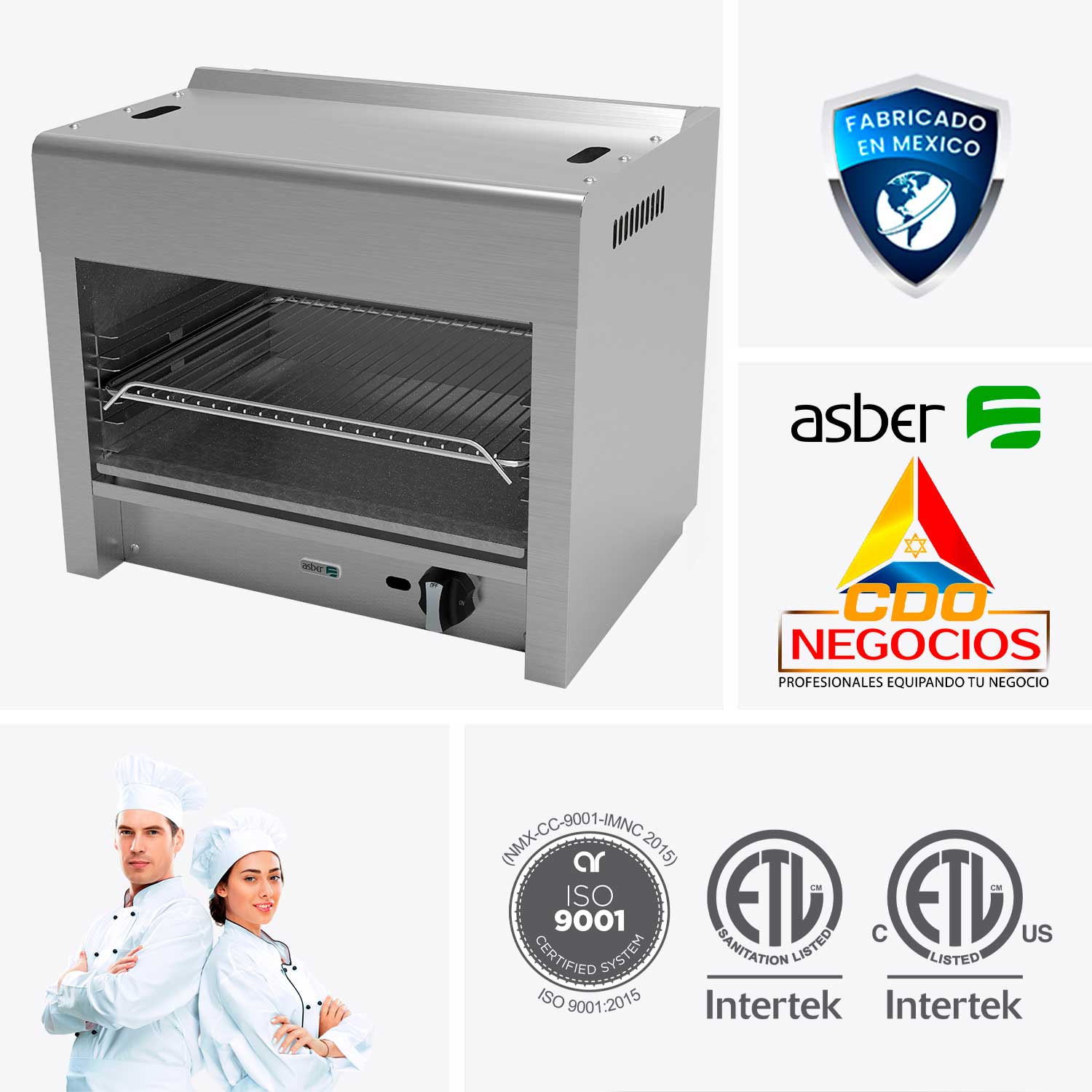 AECM-24 Cheese Melter asber coccion