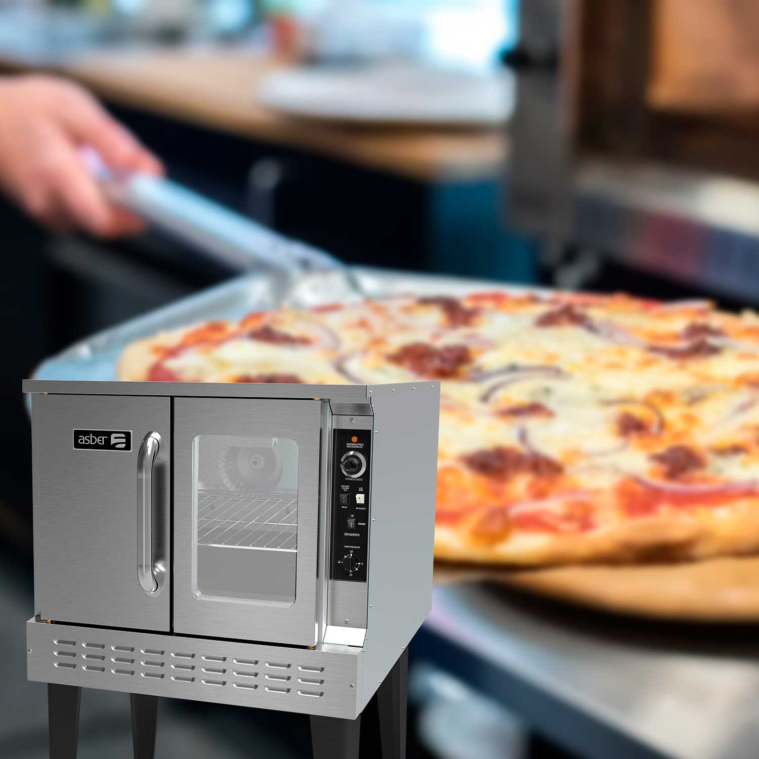 AECO-1 horno de conveccion asber coccion