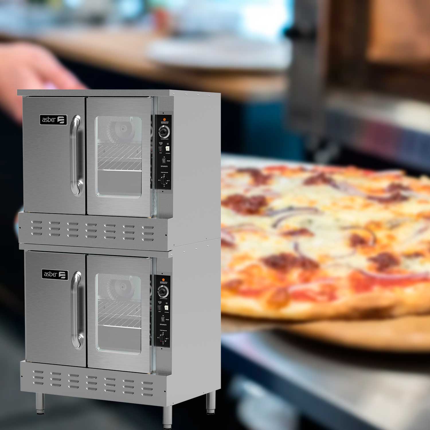 AECO-2 horno de conveccion asber coccion