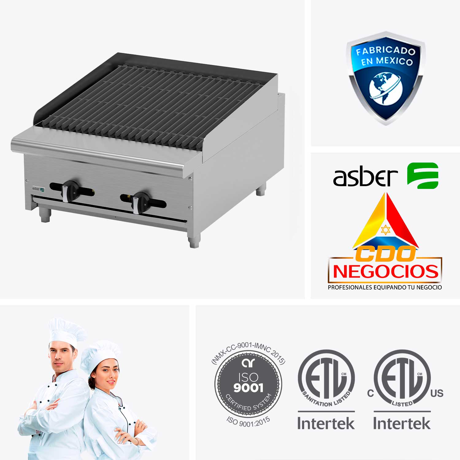 AECRB-24 asador asber coccion