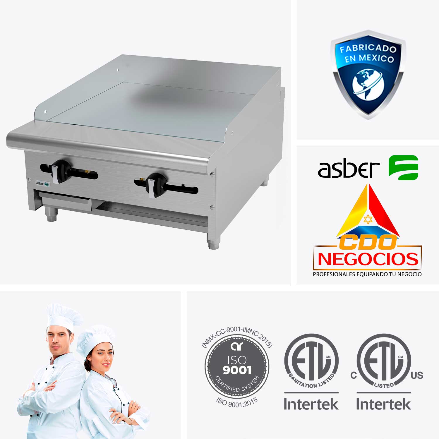 AEMG-24-H plancha asber coccion