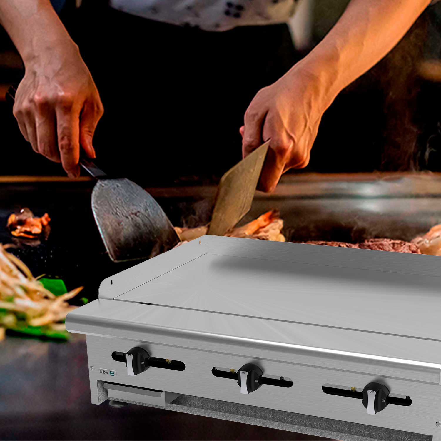 AEMG-36 plancha asber coccion