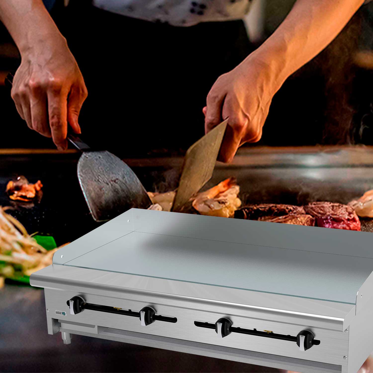 AEMG-48-H plancha asber coccion