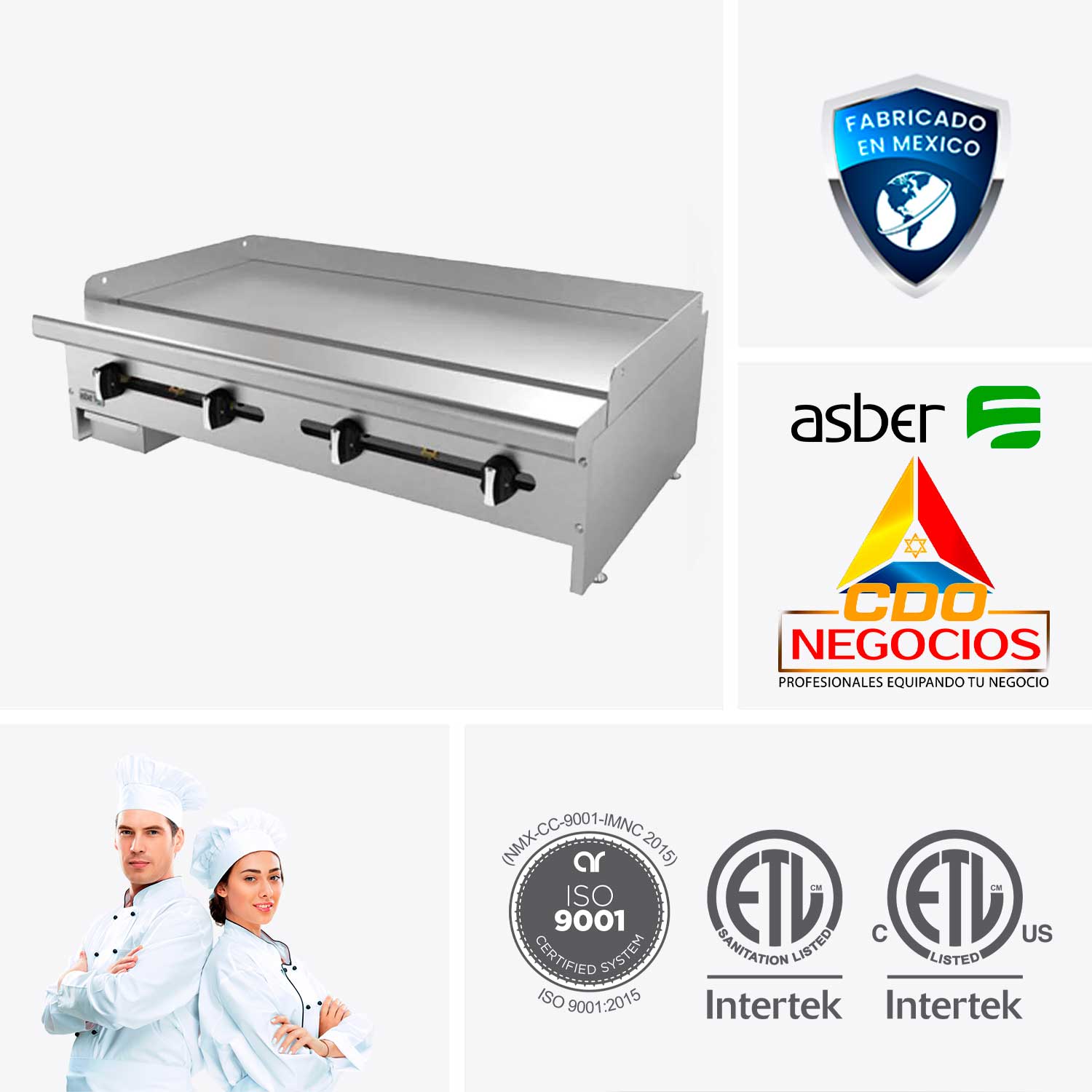 AEMG-72-H plancha asber coccion