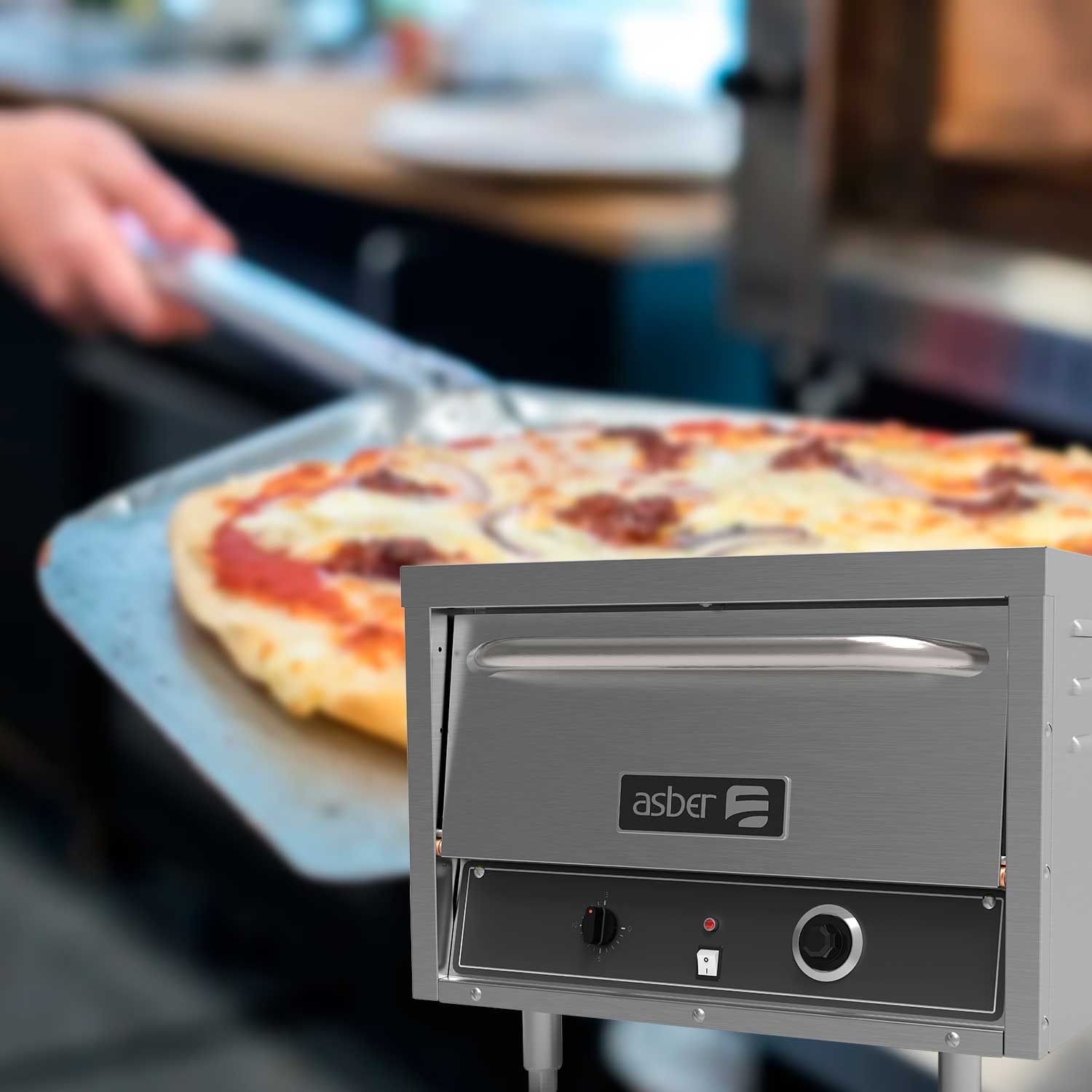 AEPO-26-E horno pizzero electrico asber coccion