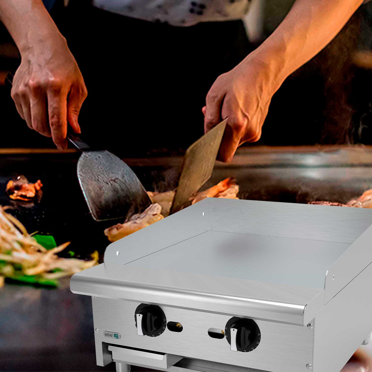 AETG-24-H plancha asber coccion