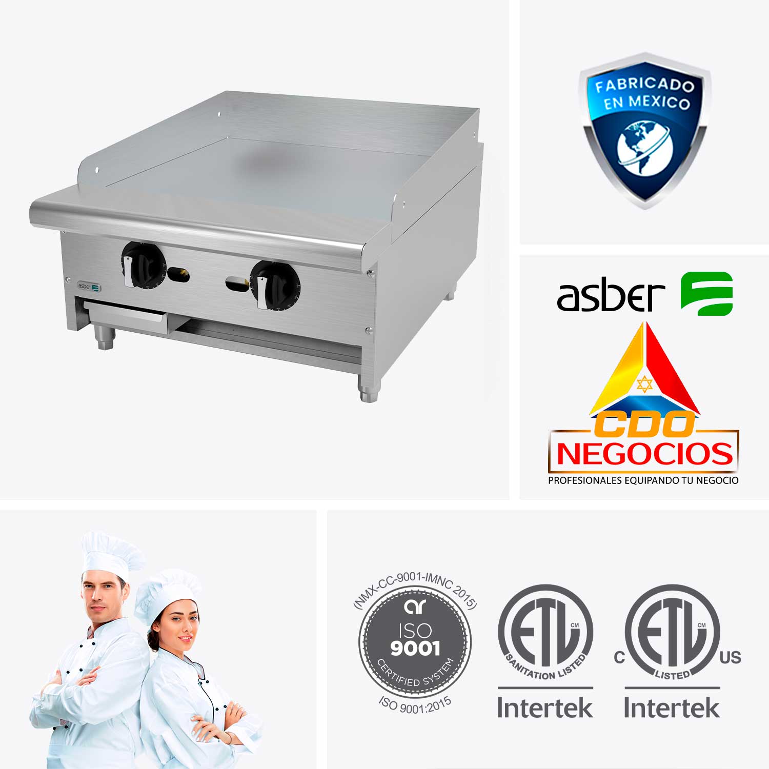 AETG-24-H plancha asber coccion