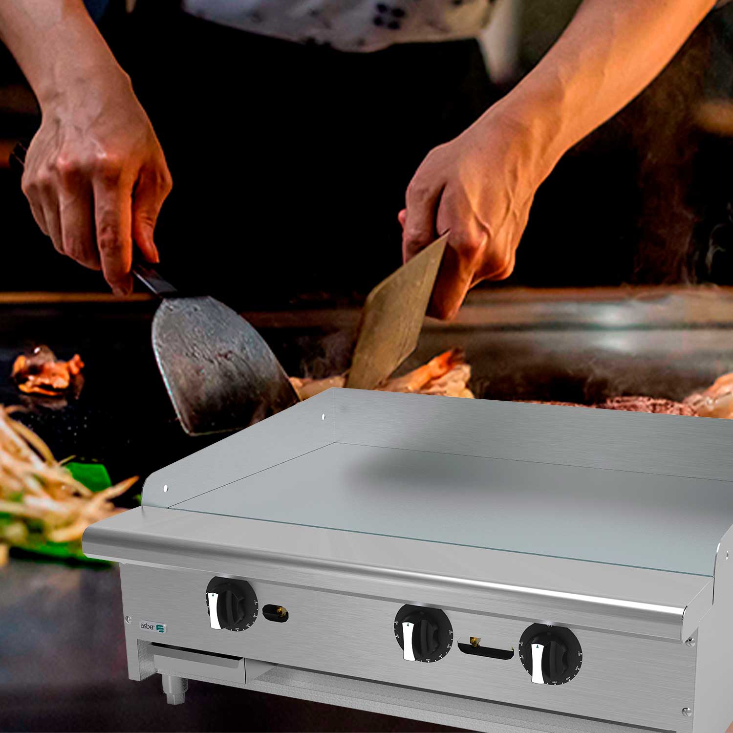 AETG-36-H plancha asber coccion