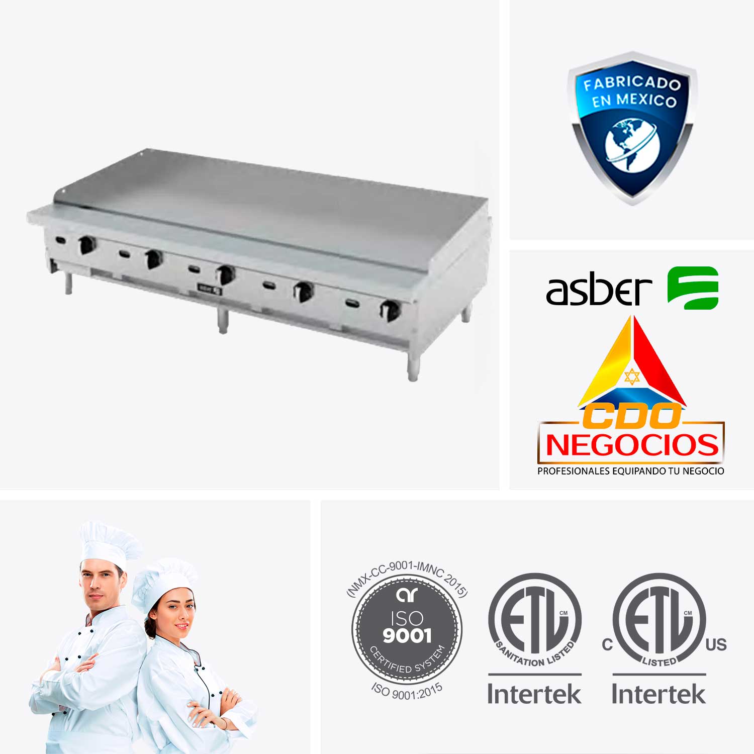 AETG-72-H plancha asber coccion