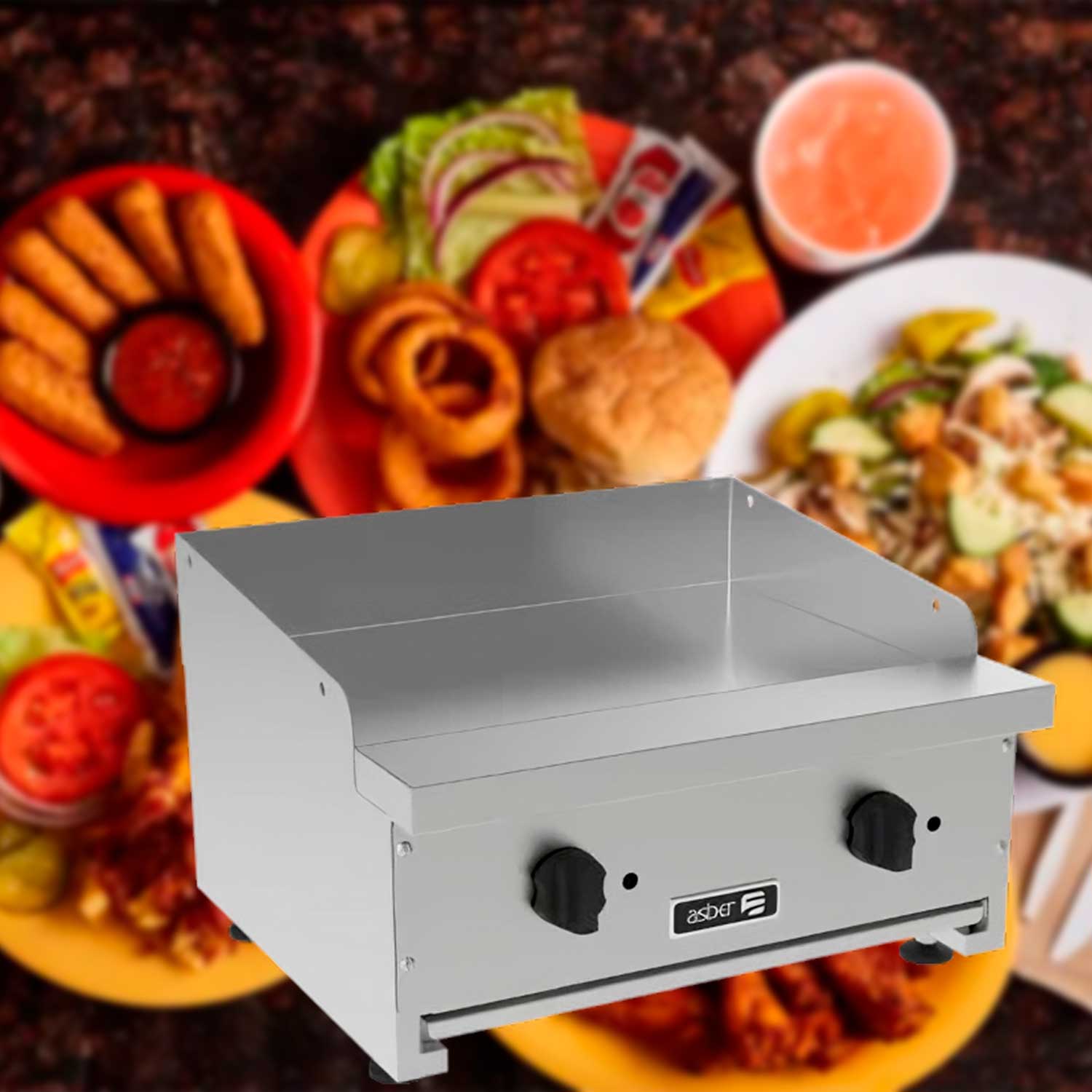 ASMG-24 plancha snack line asber coccion