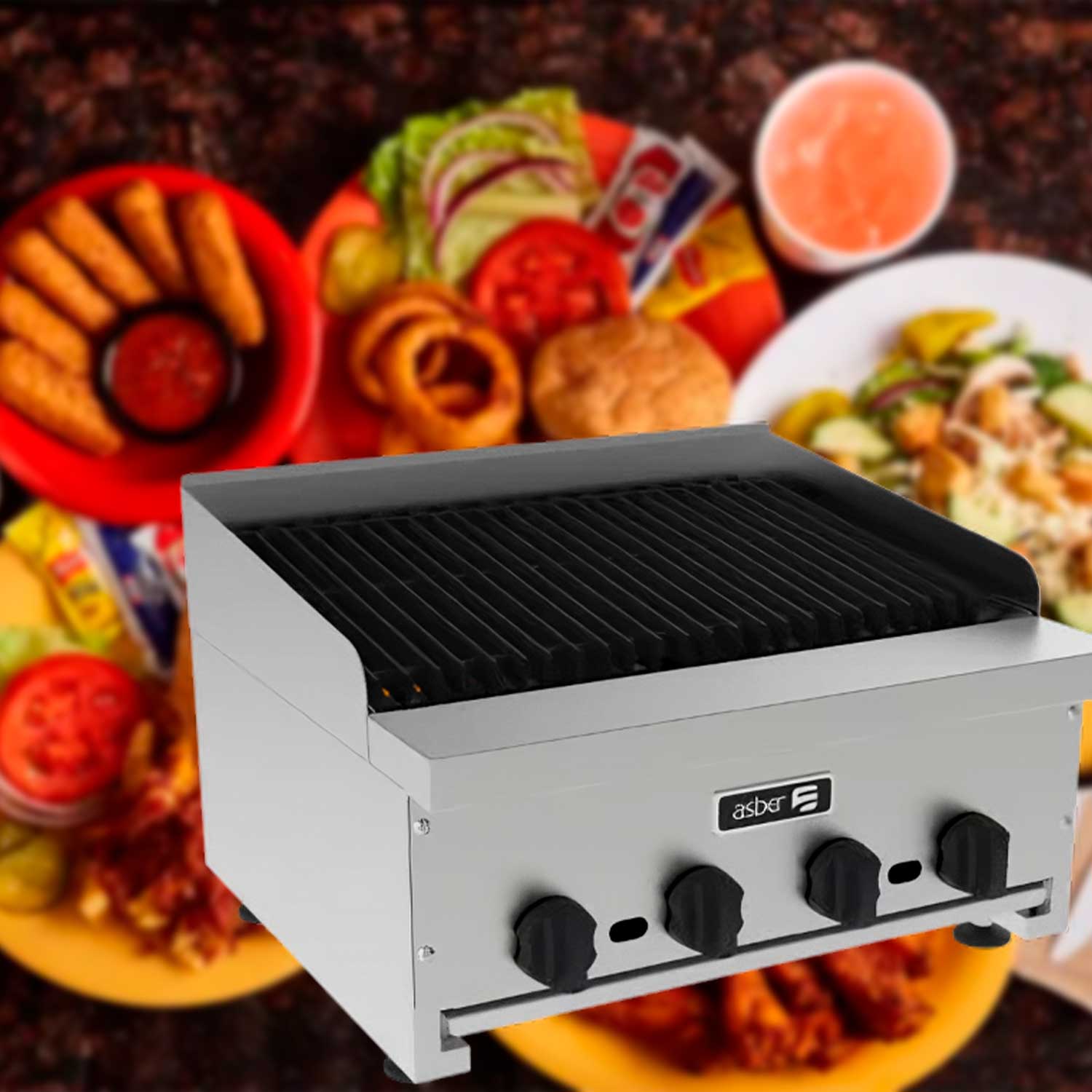 ASRB-24 asador snack line asber coccion