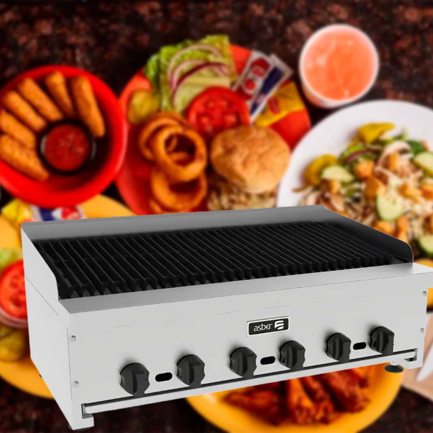 ASRB-36 asador snack line asber coccion