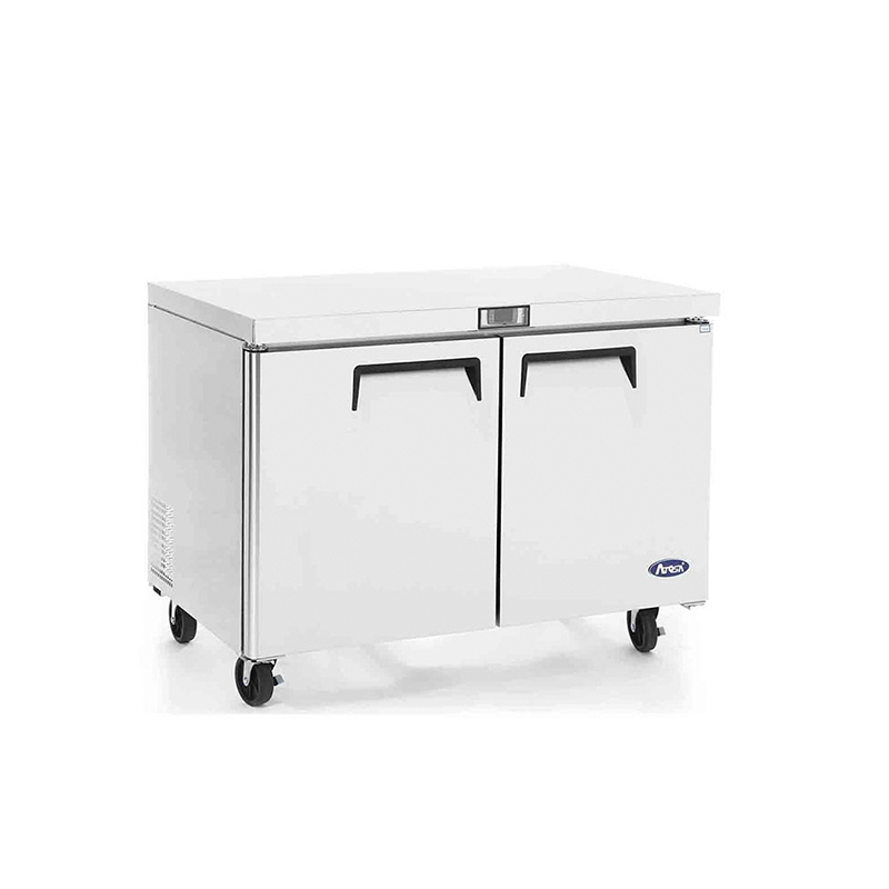 Mesa congelada bajo barra