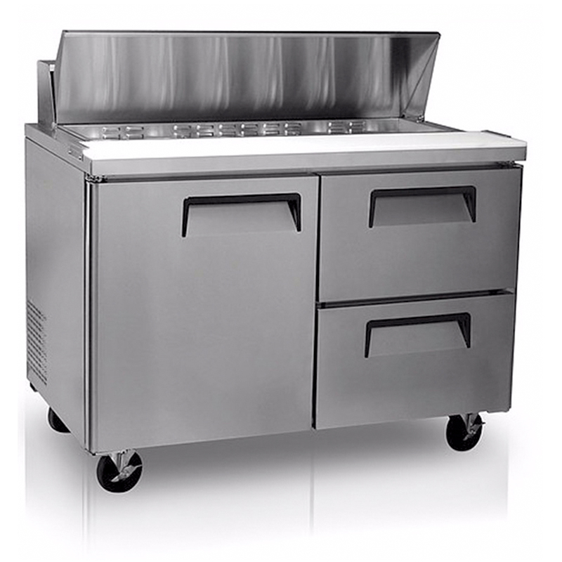 Mesa para preparar sandwiches - ensaladas