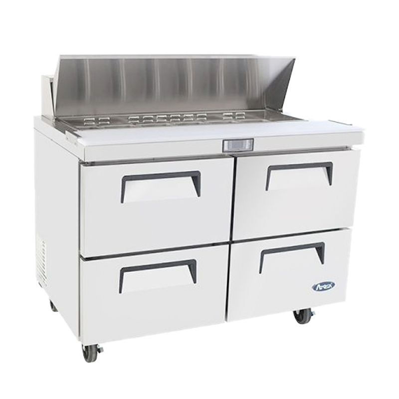 Mesa para preparar sandwiches - ensaladas