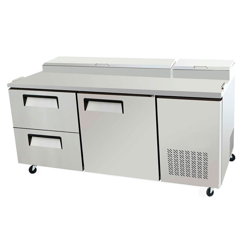 Mesa para preparar pizzas