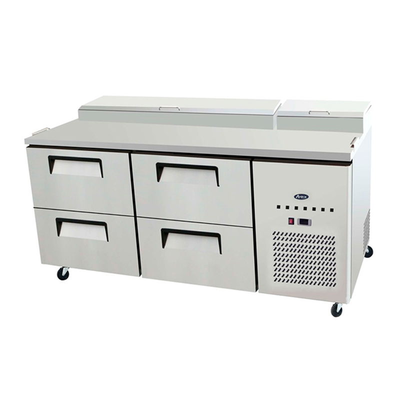 Mesa para preparar pizzas