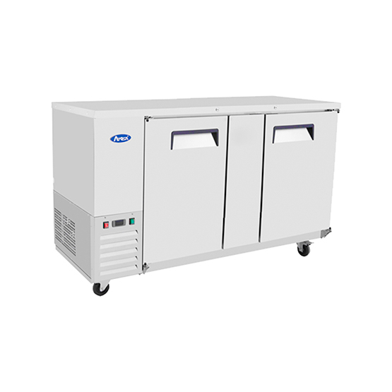 Mesa refrigerada contra barra