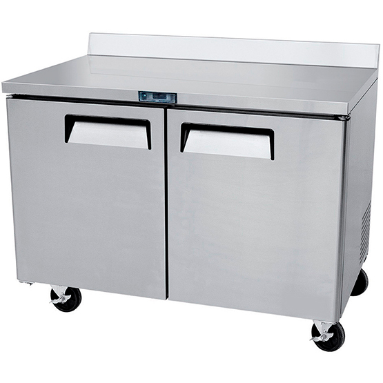 Mesa de trabajo con base refrigerada