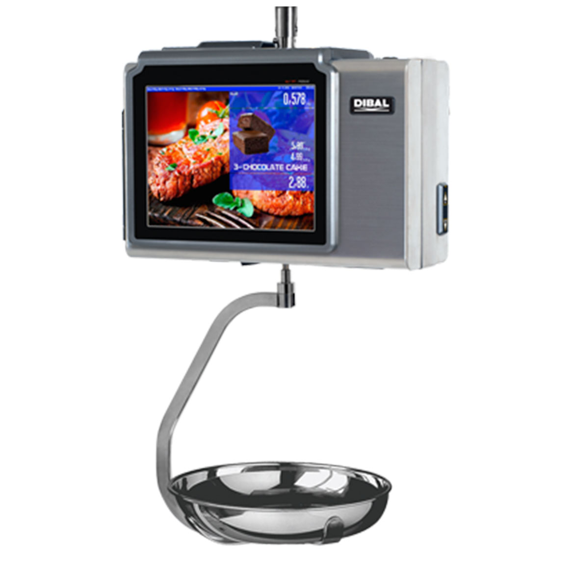 Báscula dibal colgante d955-c 20 vendedores | Serie TOUCH | Cdo Negocios