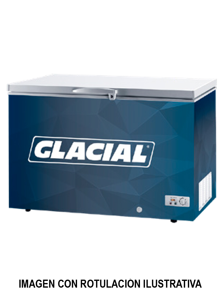 Congelador tapa cofre Glacial