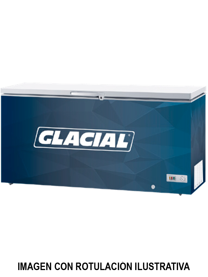 Congelador tapa cofre Glacial