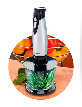 batidora de inmersion plata