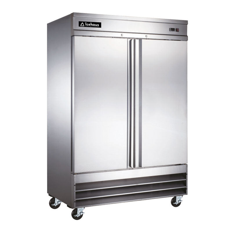 RV-1PC-SS-01 refrigerador puerta de cristal icehaus