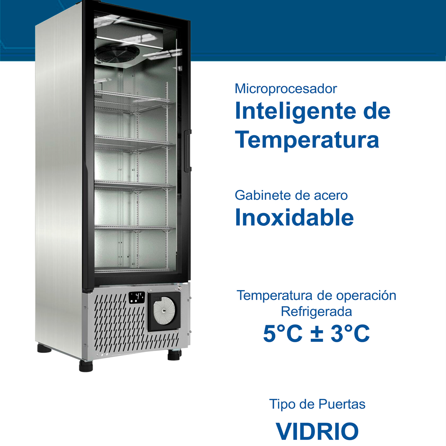 refrigerador biomedico imbera VMC12B con graficador